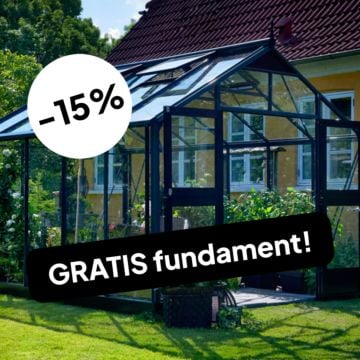 Juliana Premium 10,9m2 | antrasitt | herdet glass - 15% Rabatt!